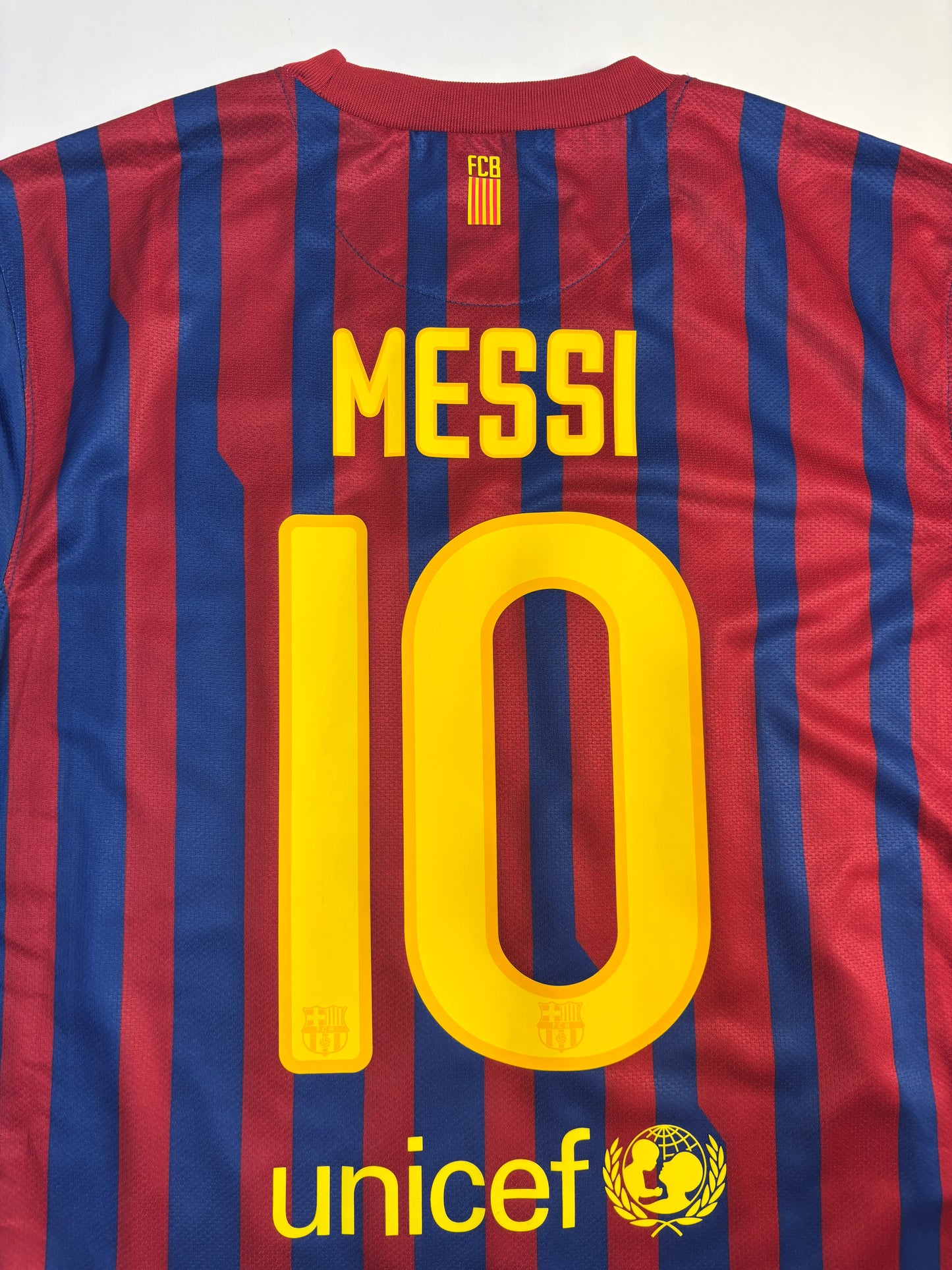 Barcelona Home Shirt 2011/12 LS (L) Messi 10