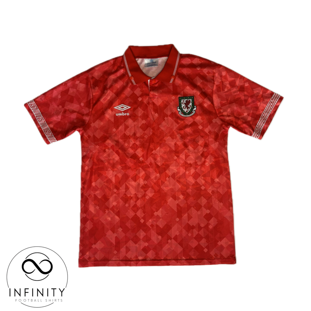 Wales Home Shirt 1990/92 (L)