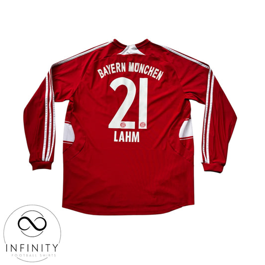 Bayern Munich Home Shirt LS 2007/08 (XL) Lahm 21