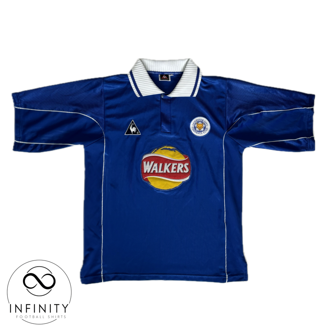 Leicester City Home Shirt 2000/01 (M) Mancini 10