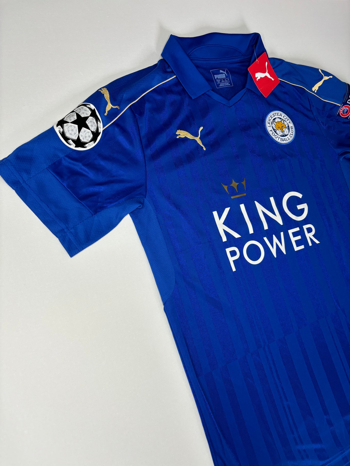 Leicester City Home Shirt 2016/17 (M) Vardy 9