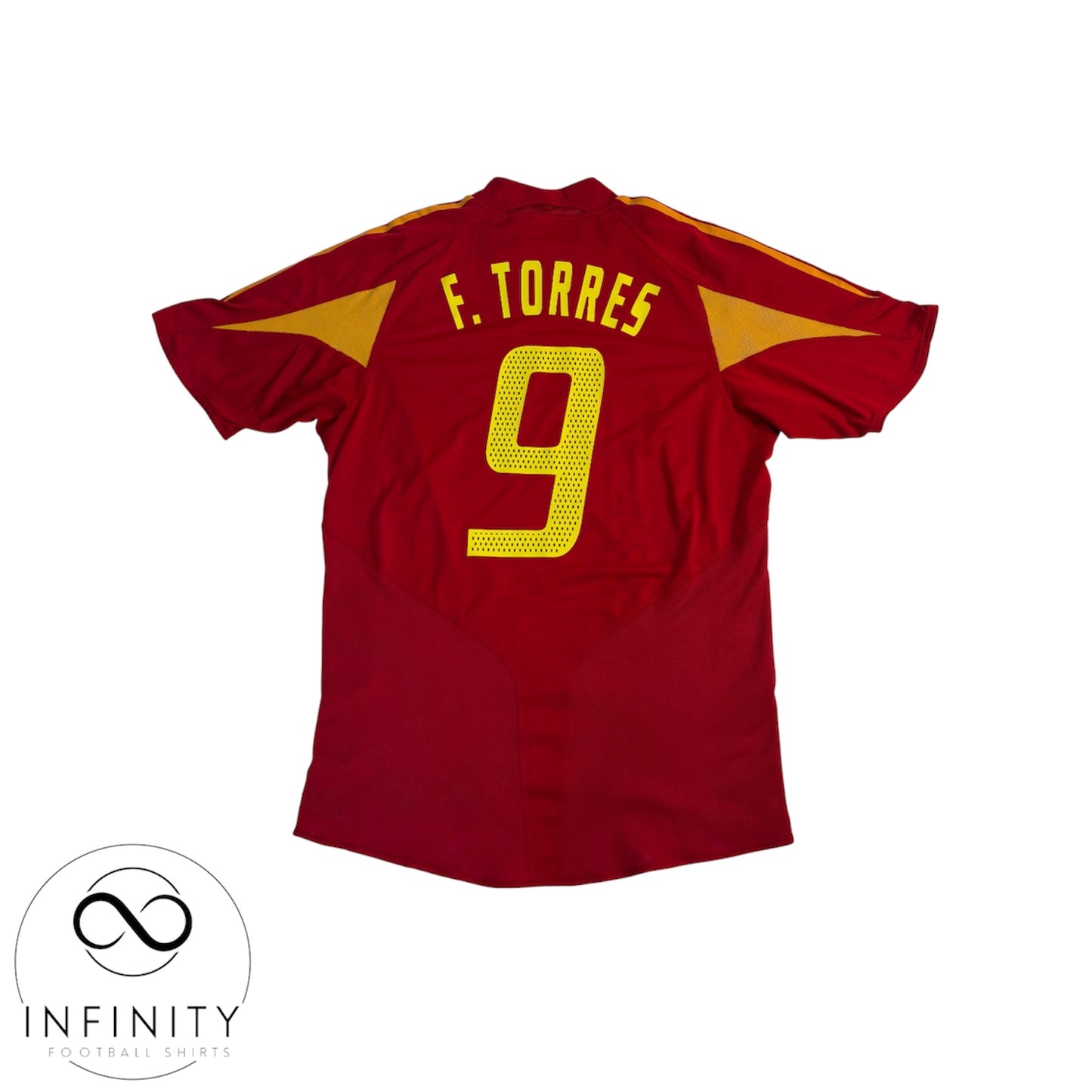 Spain Home Shirt 2004/06 (M) F.Torres 9