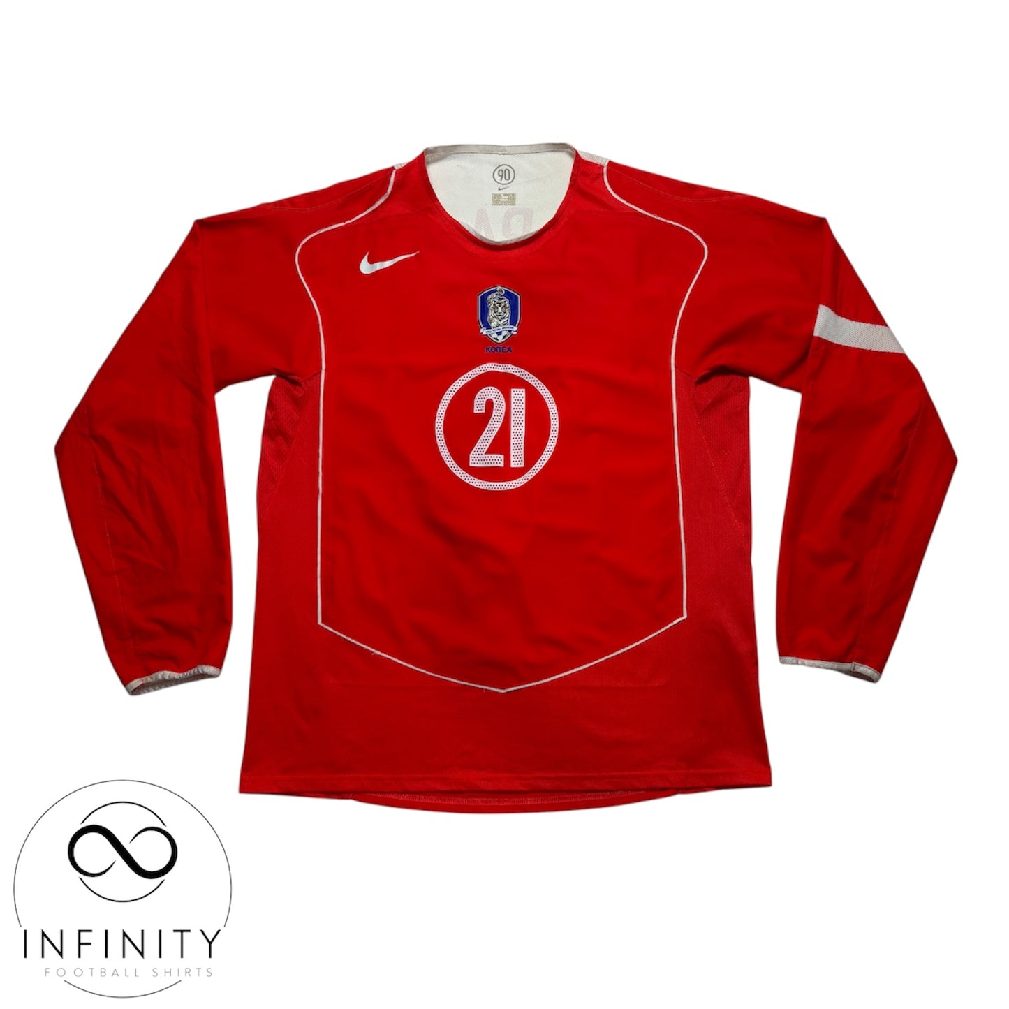 South Korea Home Shirt 2004/06 LS (XL) J.S.Park 21