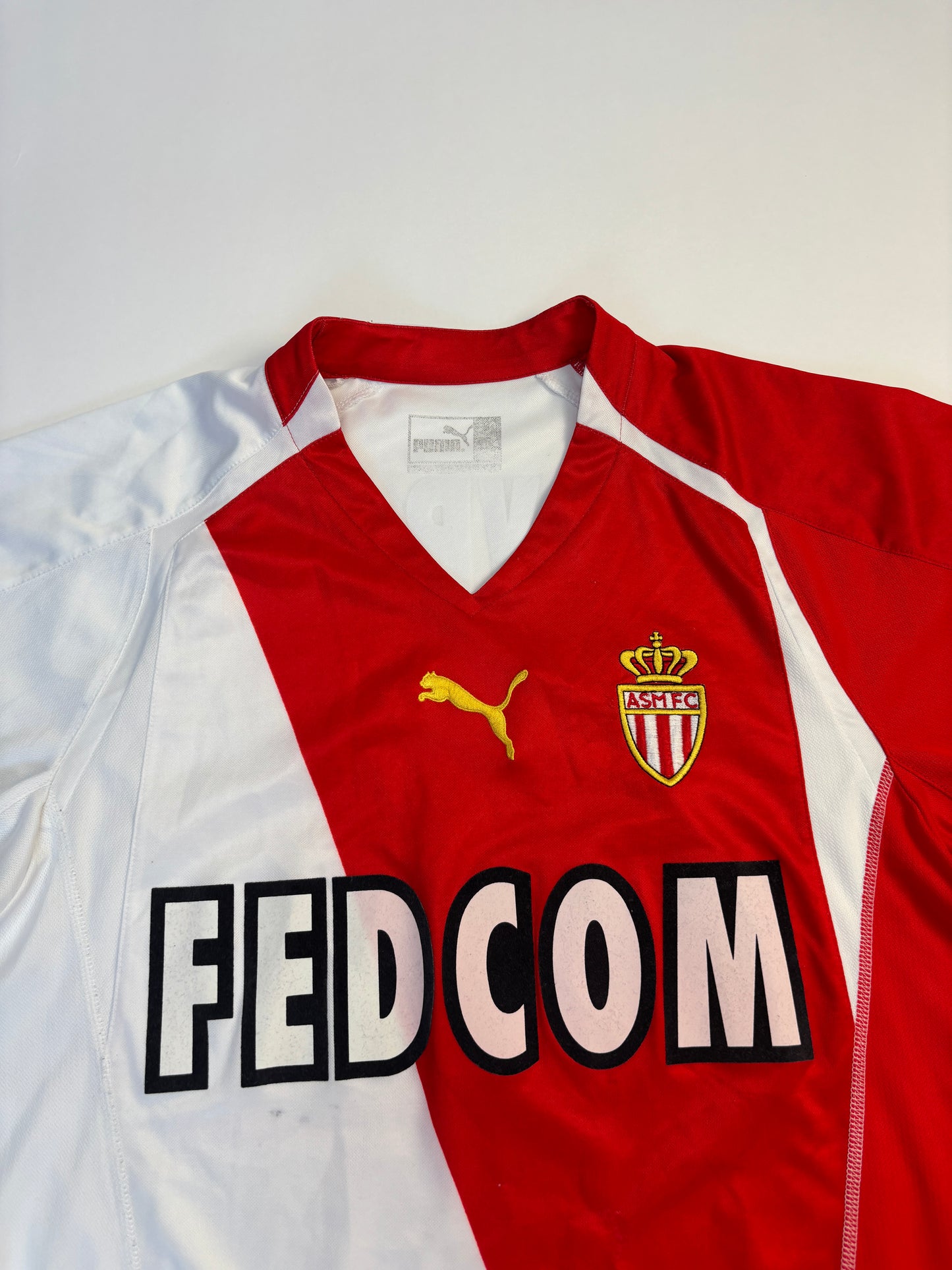 AS Monaco Home Shirt 2004/05 (M) Evra 3
