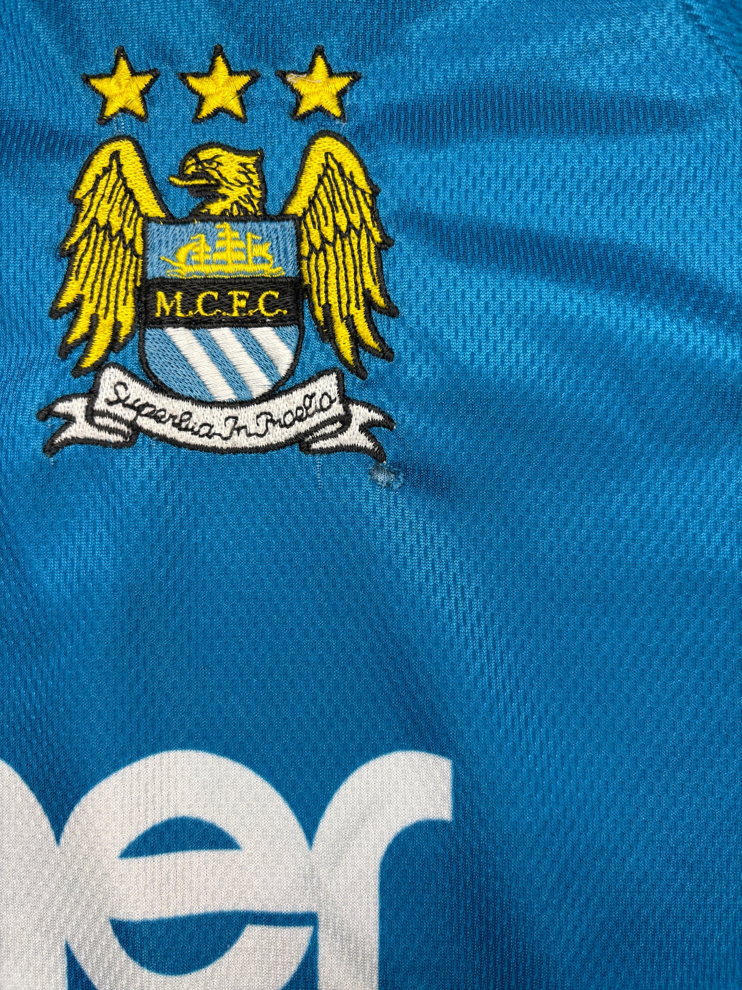Manchester City Home Shirt 1997/99 (M)