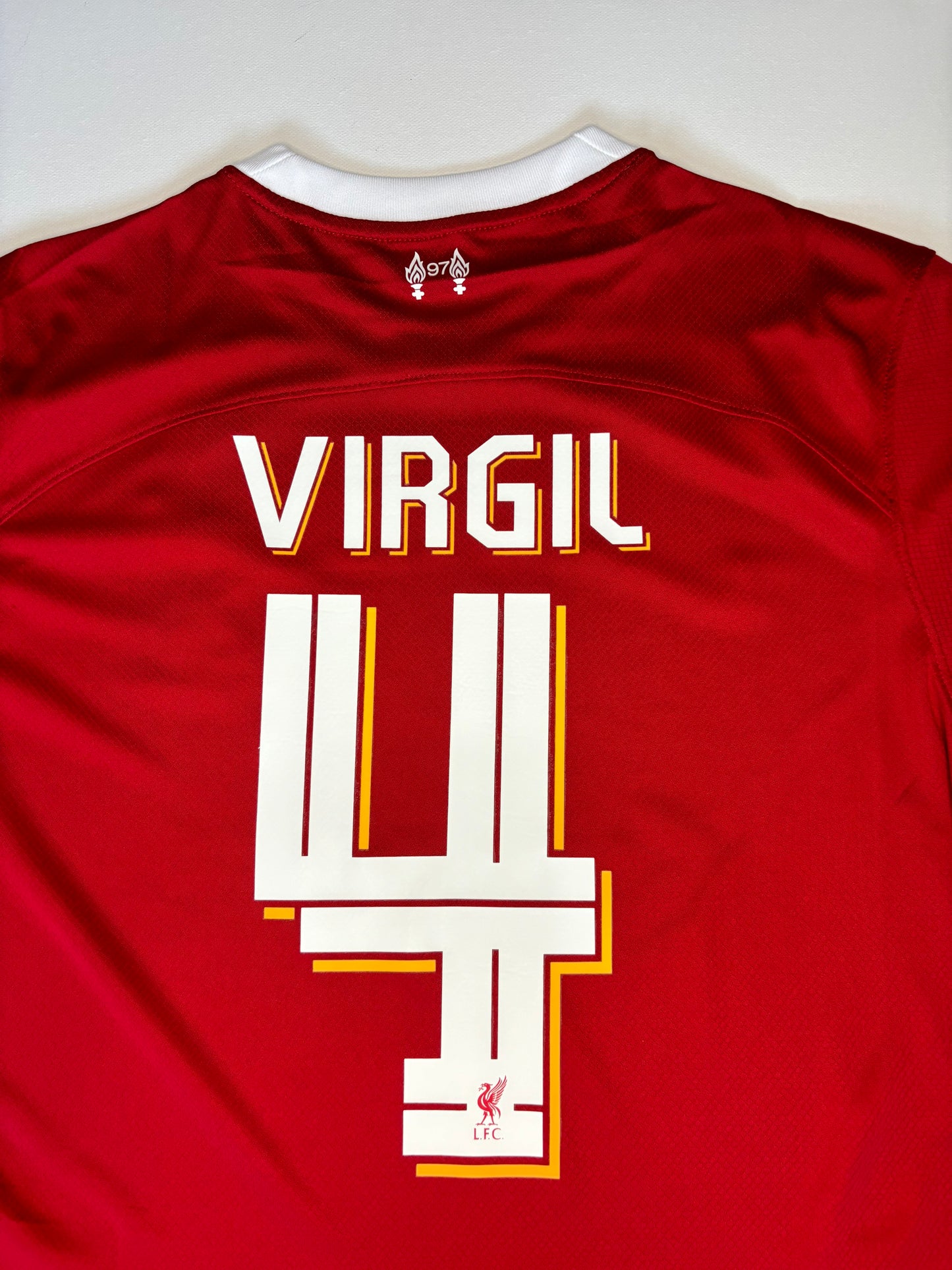 Liverpool Home Shirt 2023/24 (M) Virgil 4 BNWT