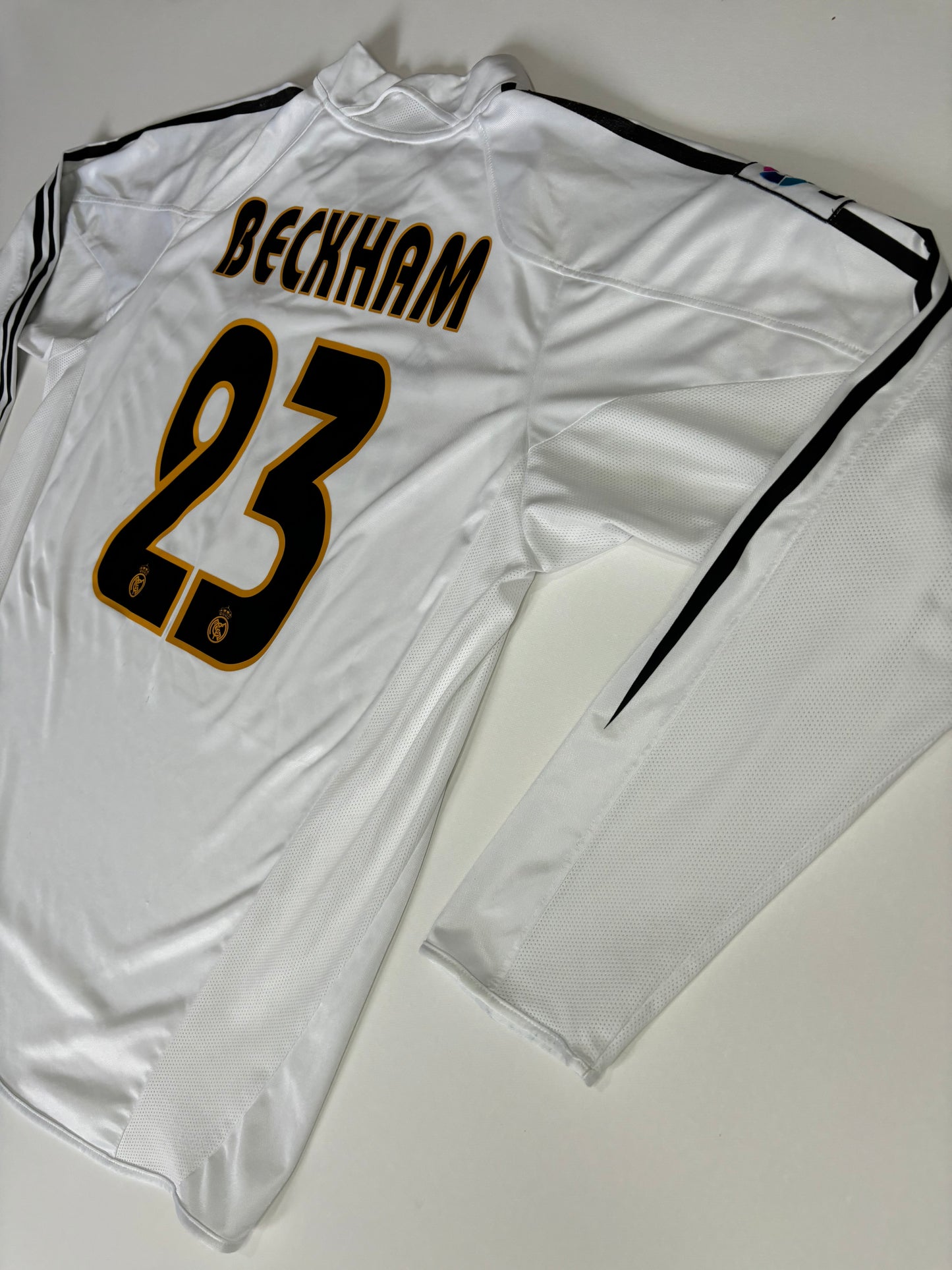 Real Madrid Home Shirt LS 2004/05 (L) Beckham 23