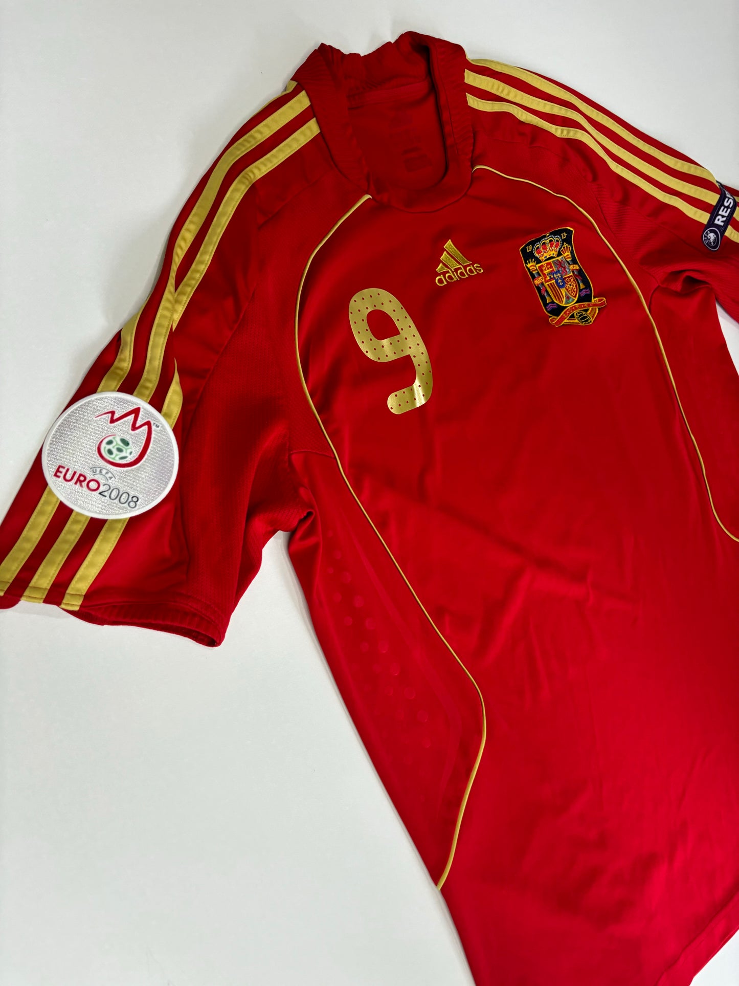 Spain Home Shirt 2008/09 (L) Torres 9