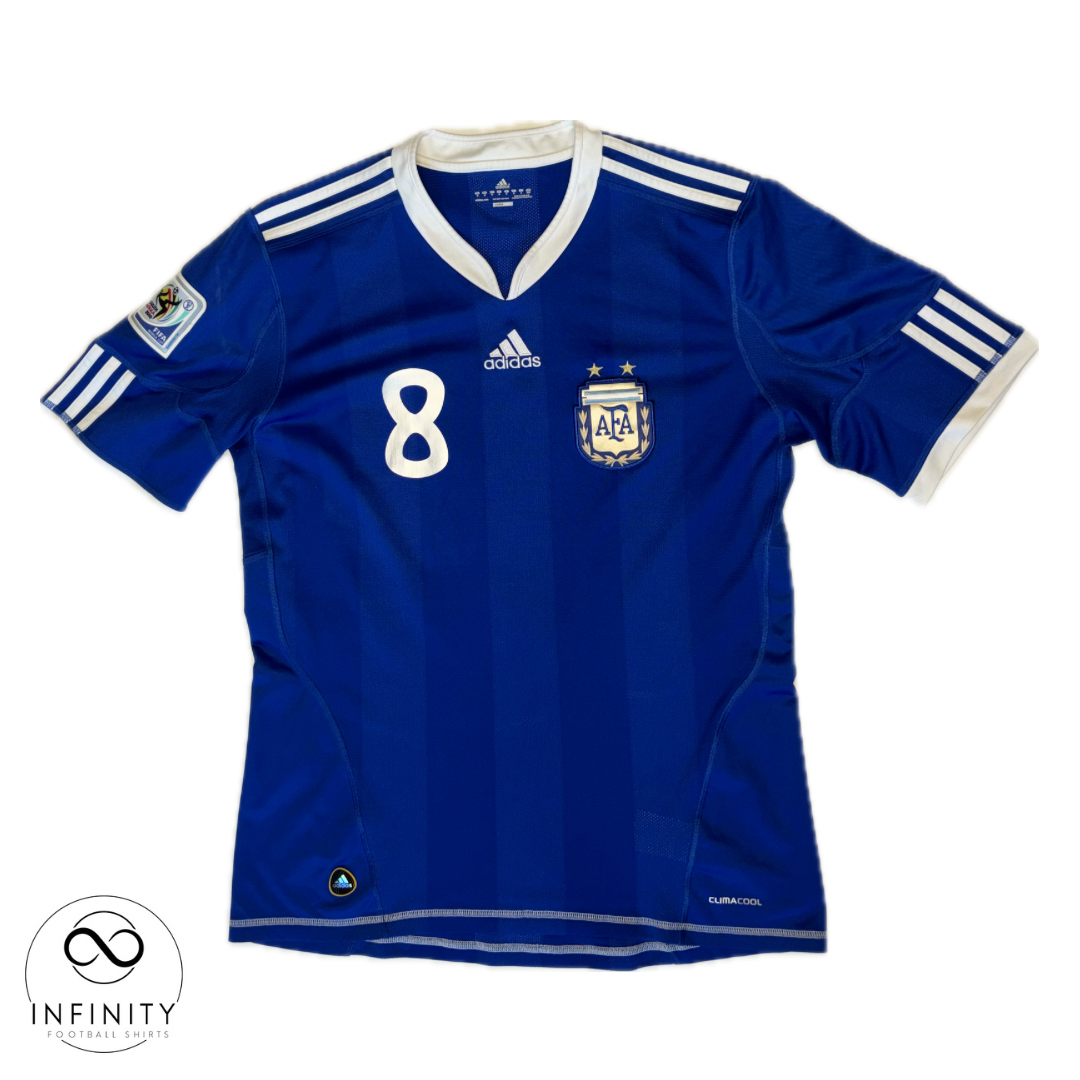 Argentina Away Shirt 2010/11 (M) Veron 8