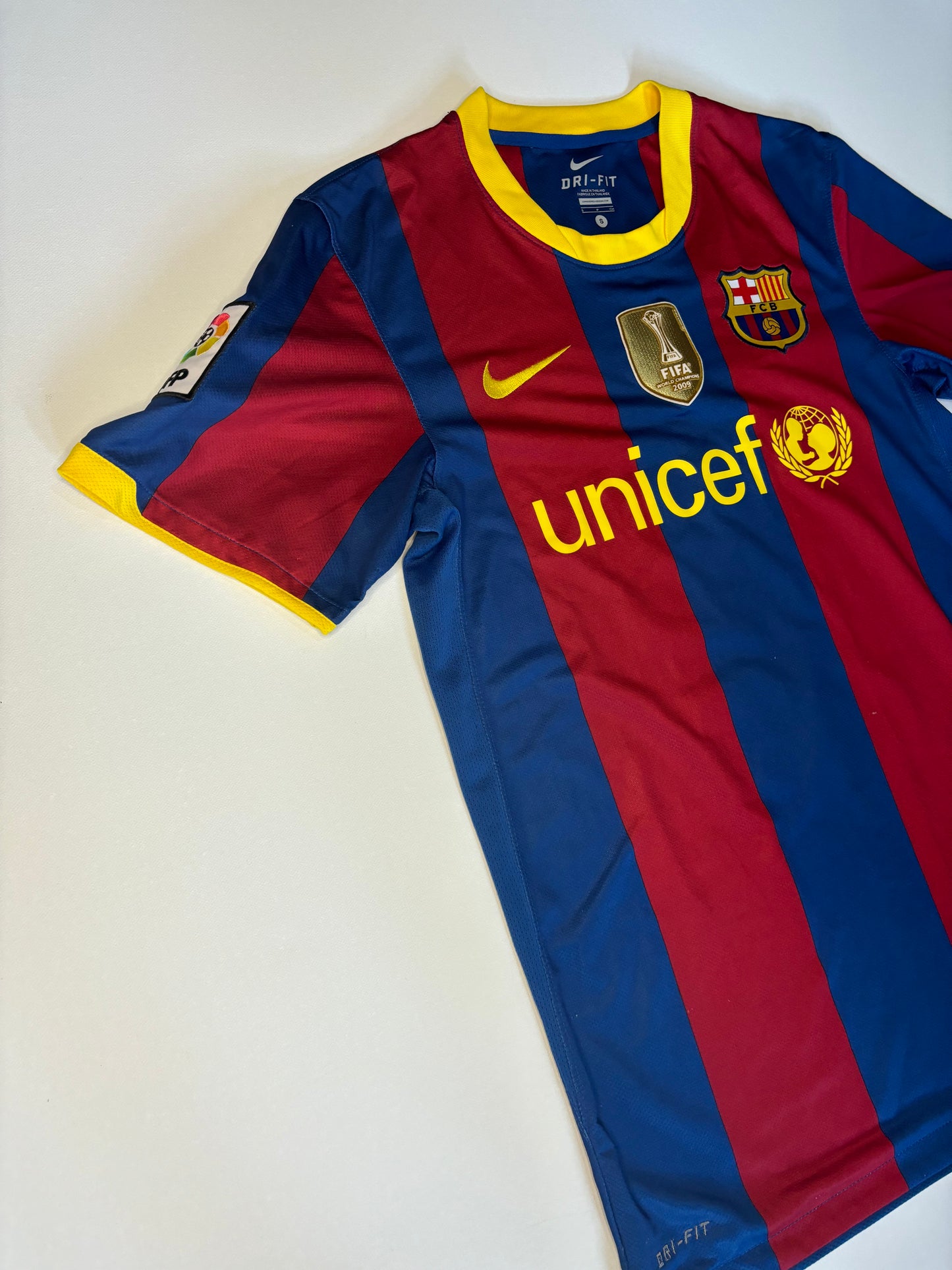 Barcelona Home Shirt 2010/11 (S) Pique 3