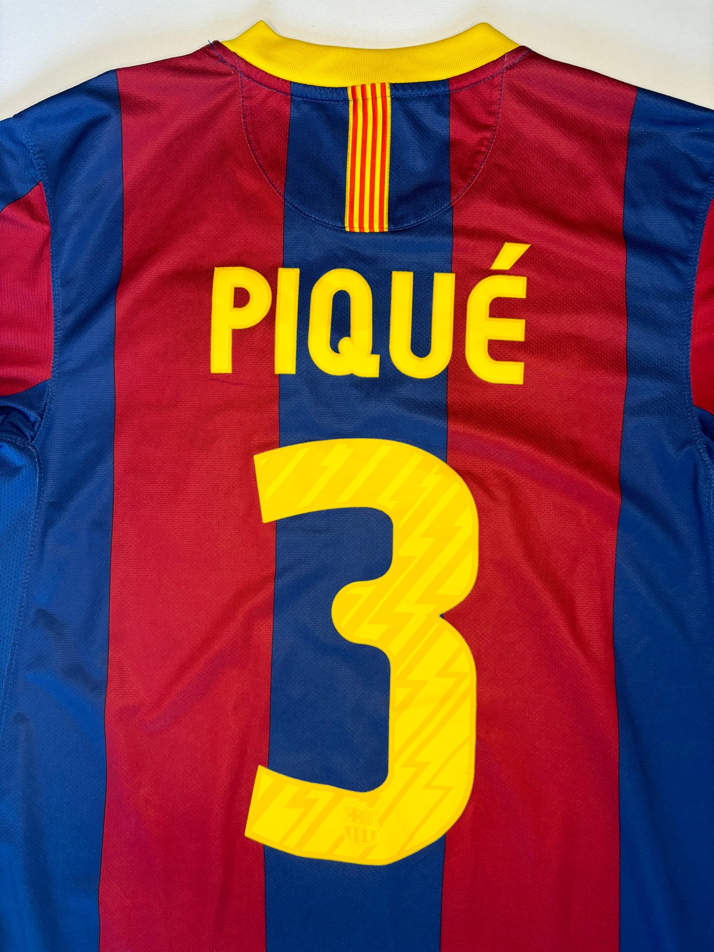 Barcelona Home Shirt 2010/11 (S) Pique 3