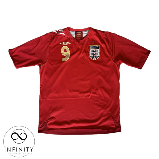 England Away Shirt 2006/08 (L) Rooney 9