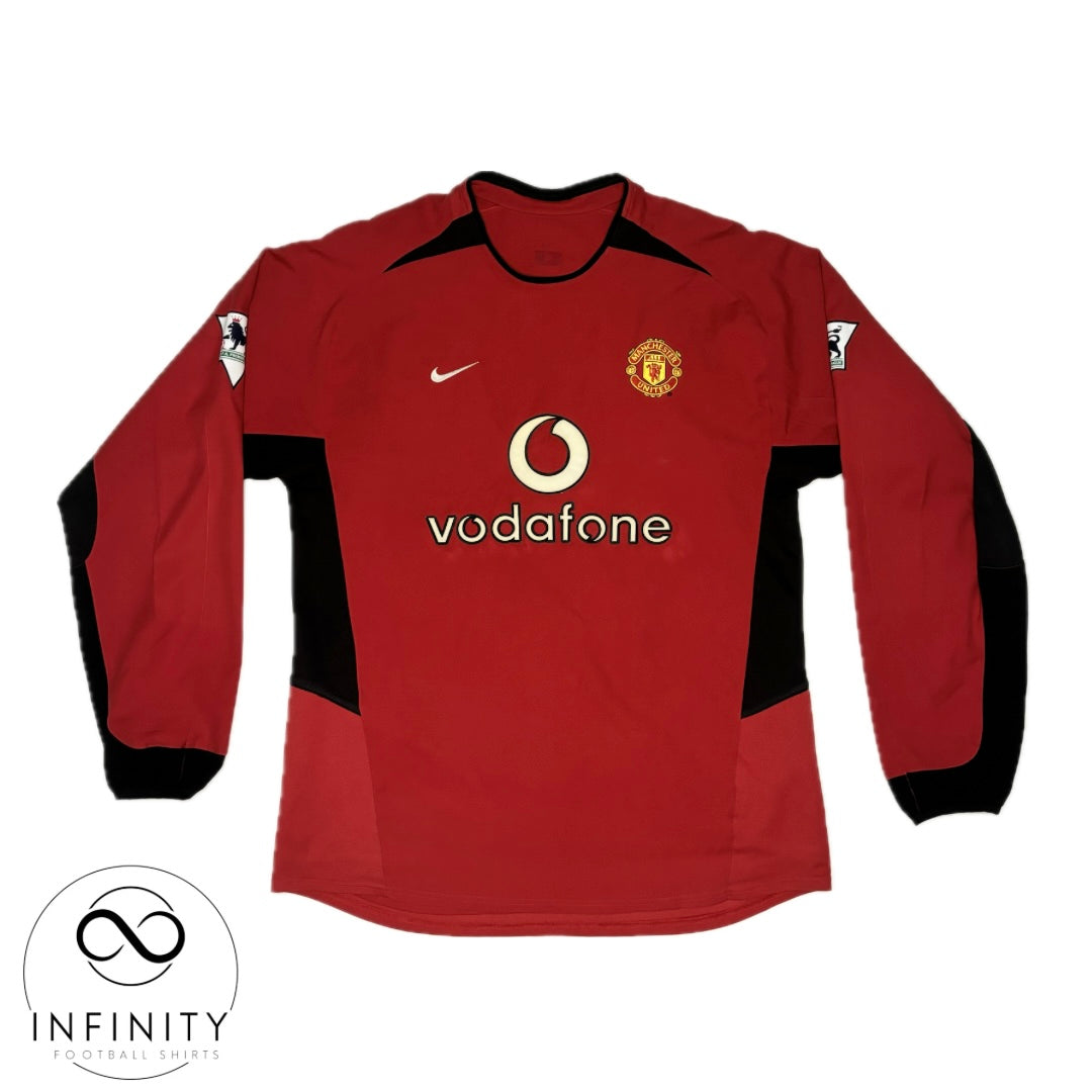 Manchester United Home Shirt LS 2002/04 (M) v'Nistelrooy 10