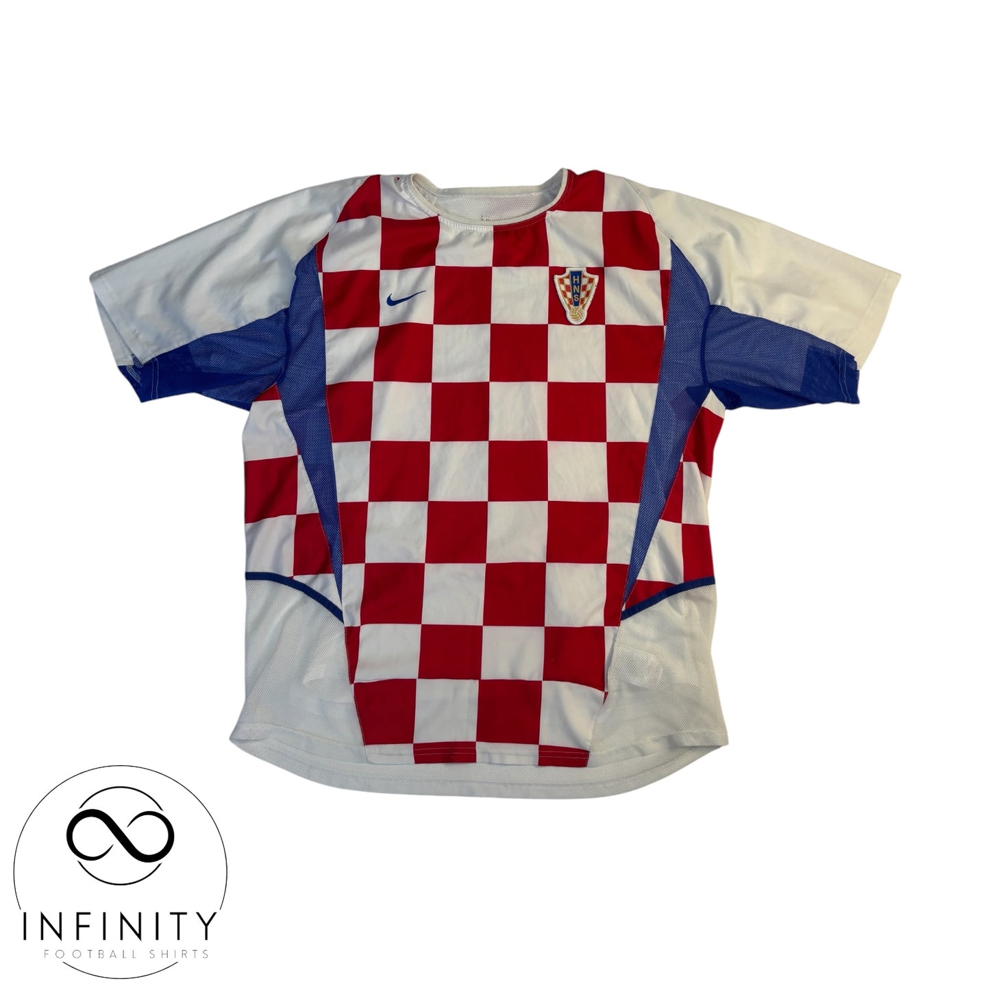 Croatia Home Shirt 2002/04 (L) *Dual Layer