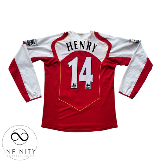 Arsenal Home Shirt LS 2004/05 (L) Henry 14