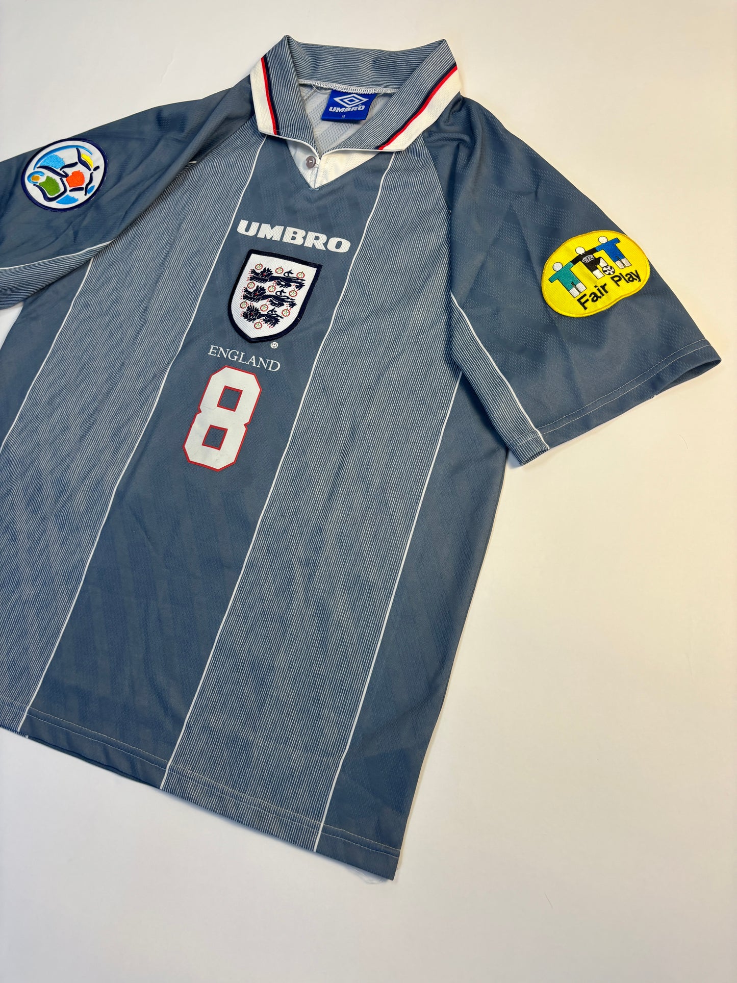England Away Shirt 1996/97 (M) Gascoigne 8