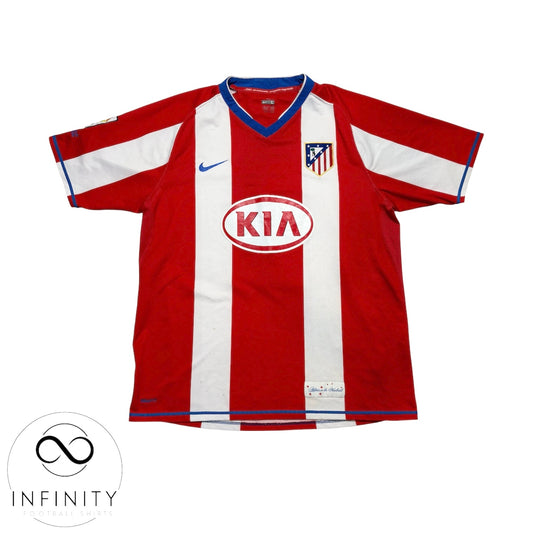 Atletico Madrid Home Shirt 2007/08 (L) Kun Aguero 10