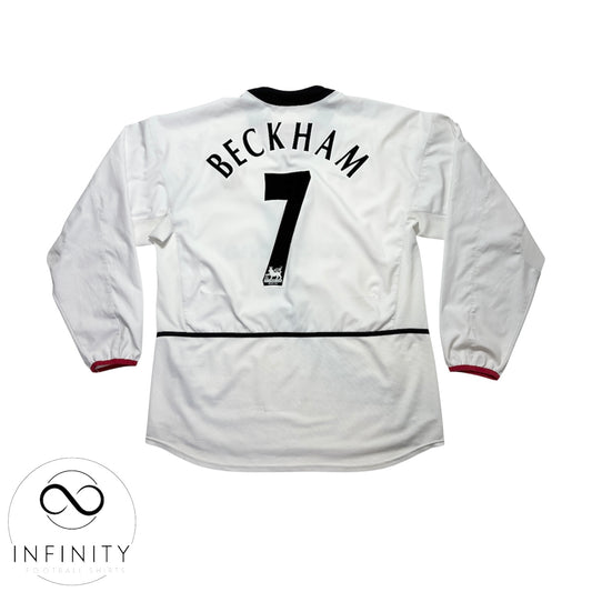 Manchester United Away Shirt LS 2002/03 (L) Beckham 7