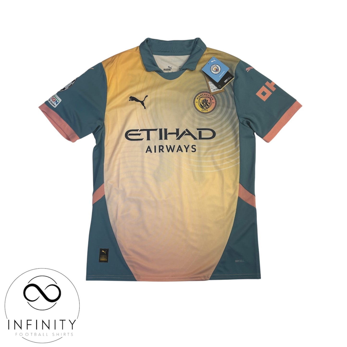 Manchester City Fourth Shirt 2024/25 BNWT (M) De Bruyne 17