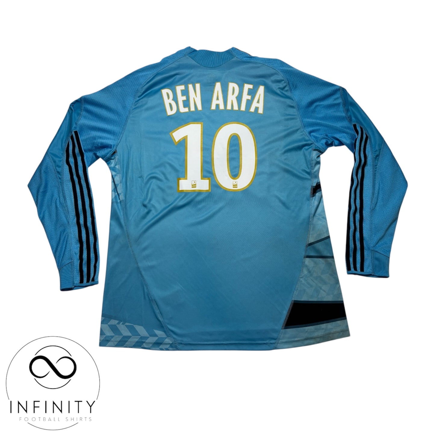 Marseille Away Shirt 2009/10 LS (XL) Ben Arfa 10