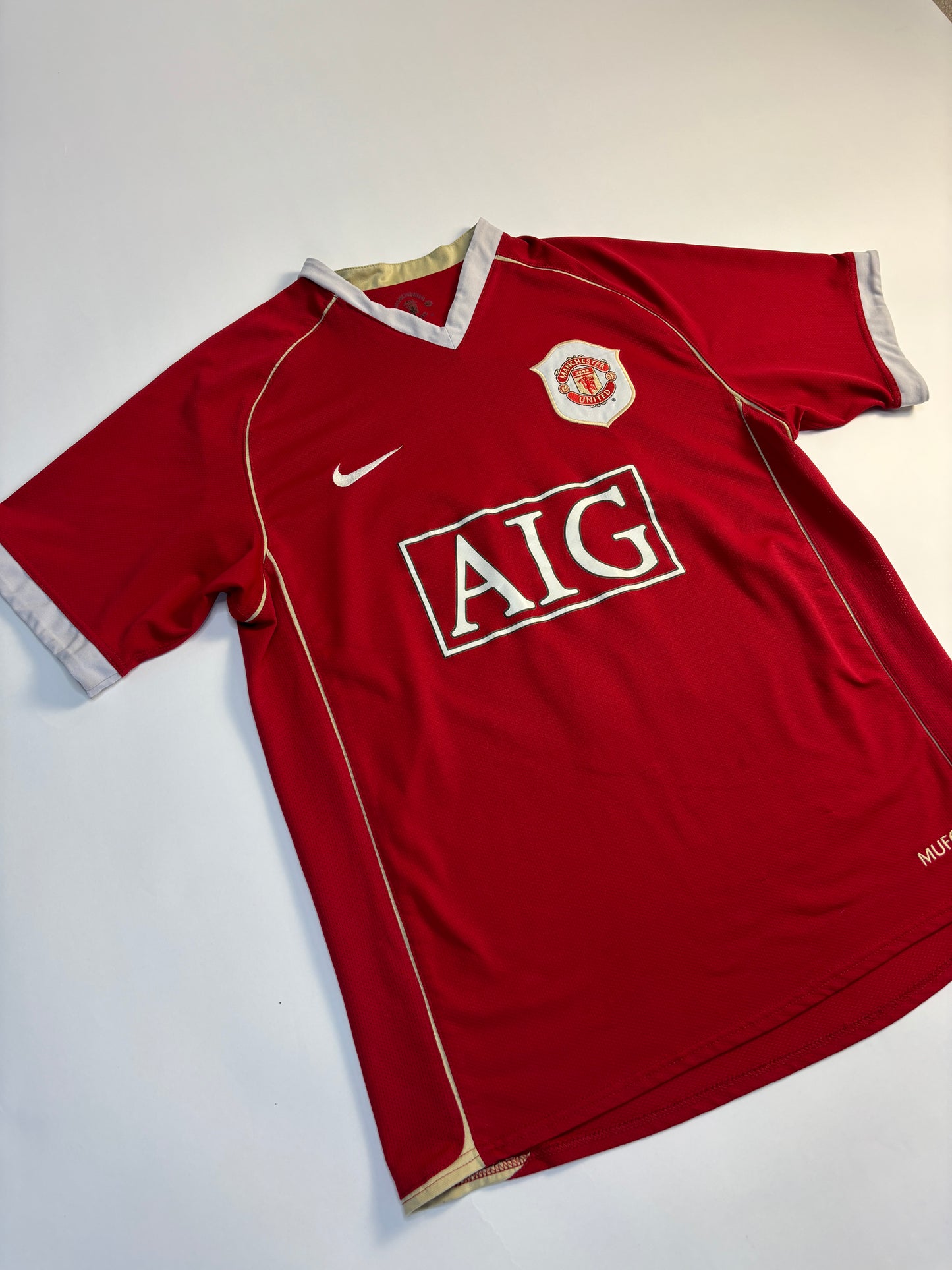 Manchester United Home Shirt 2006/07 (M) Larsson 17