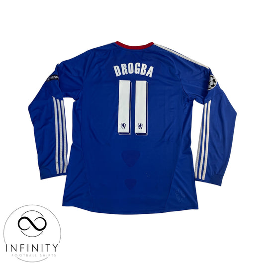 Chelsea Home Shirt LS 2010/11 (L) Drogba 11