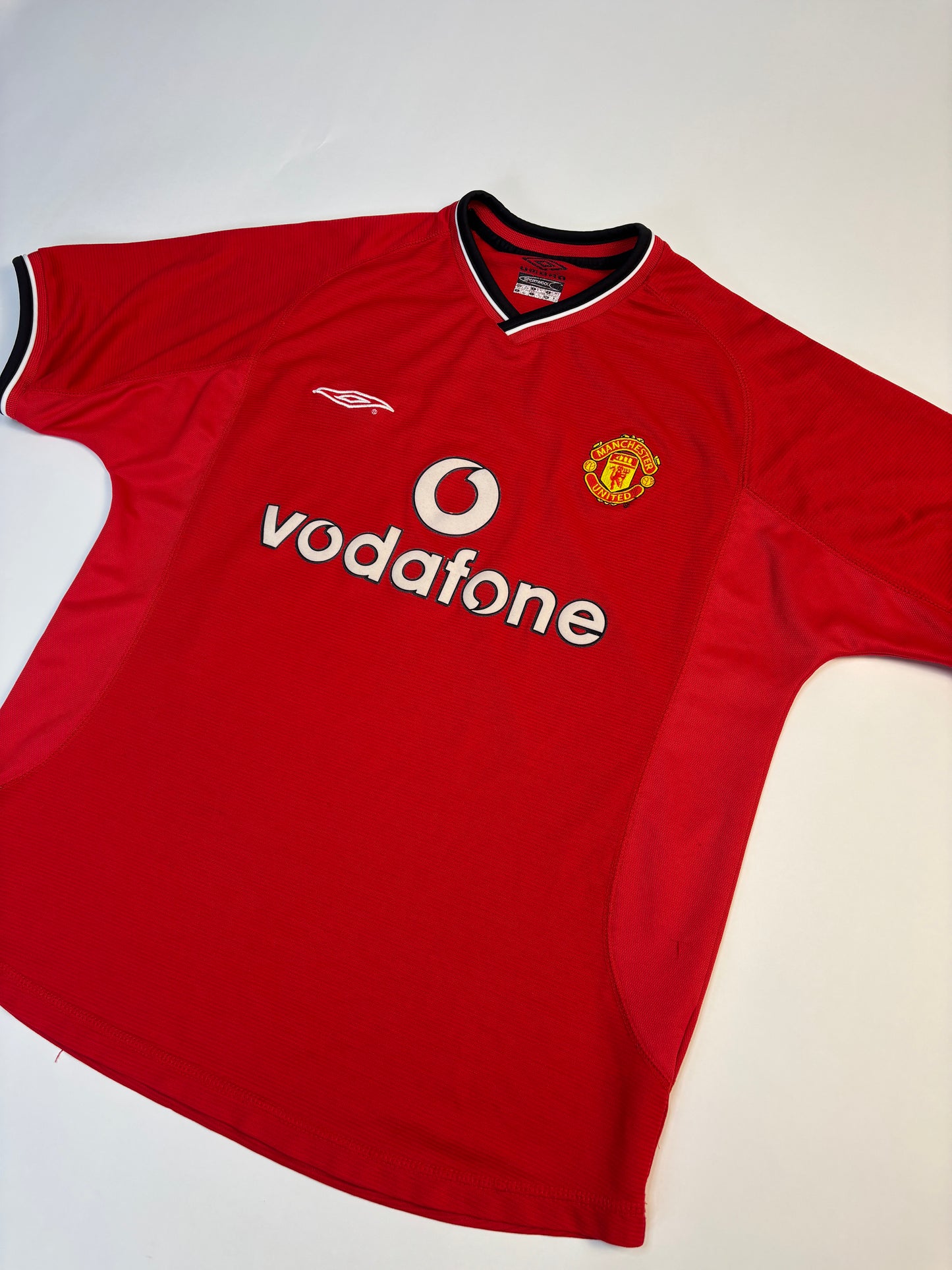 Manchester United Home Shirt 2000/02 (M) G.Neville 2