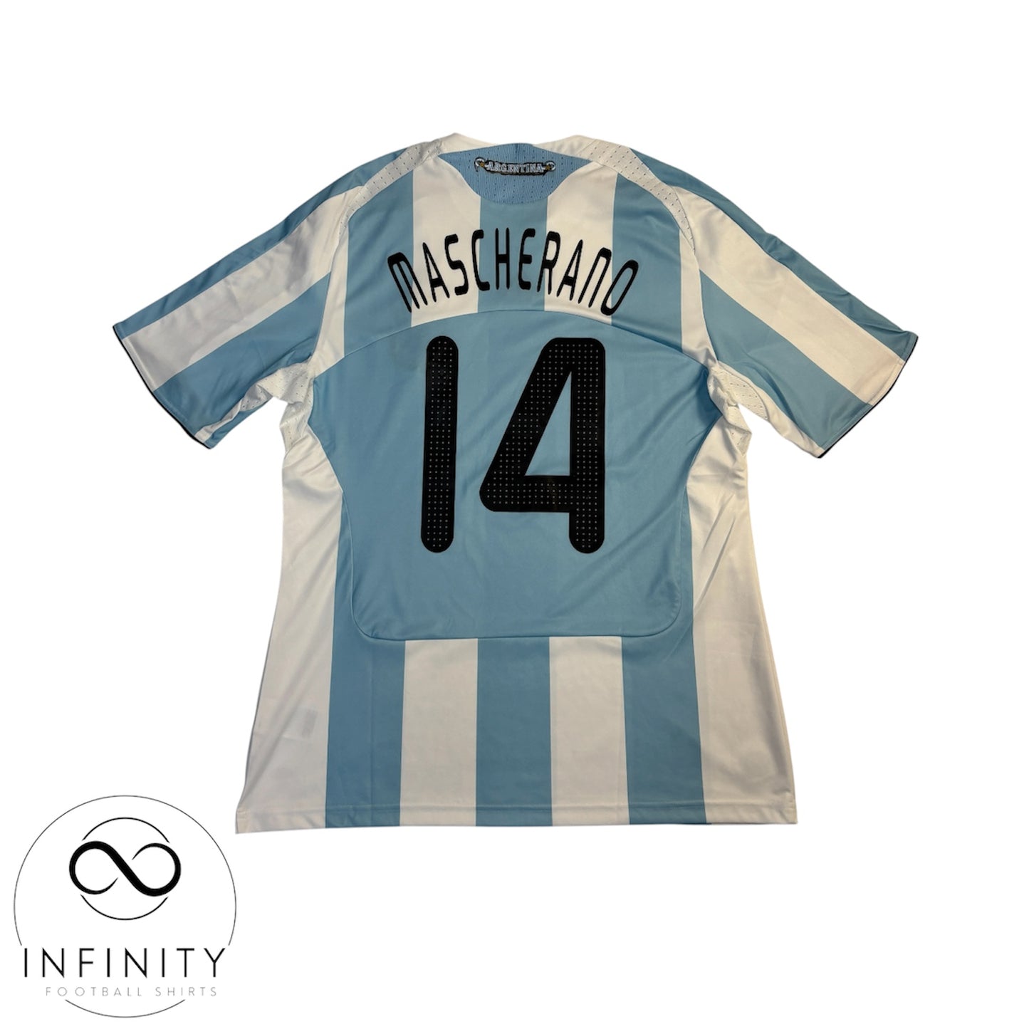 Argentina Home Shirt 2008/09 (L) Mascherano 14