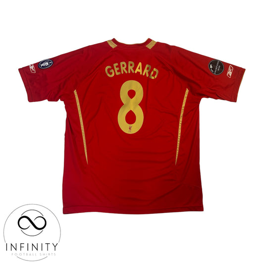 Liverpool Home European Shirt 2005/06 (XL) Gerrard 8