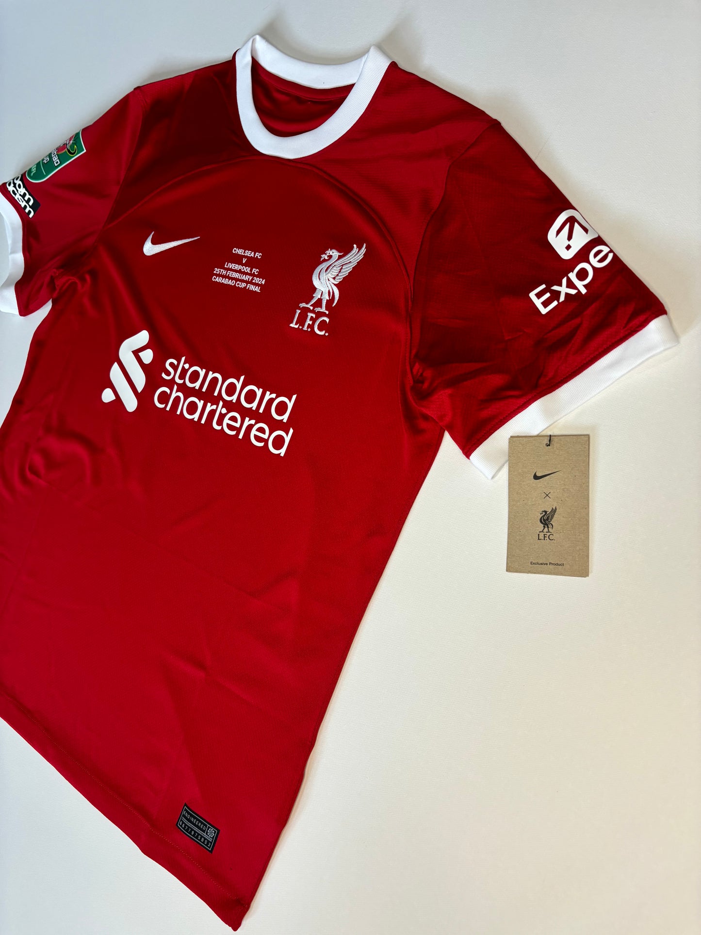 Liverpool Home Shirt 2023/24 (M) Virgil 4 BNWT