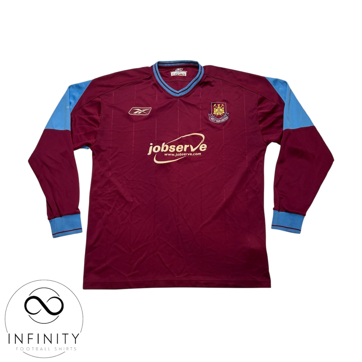 West Ham United Home Shirt LS 2001/03 (L) Carrick 6