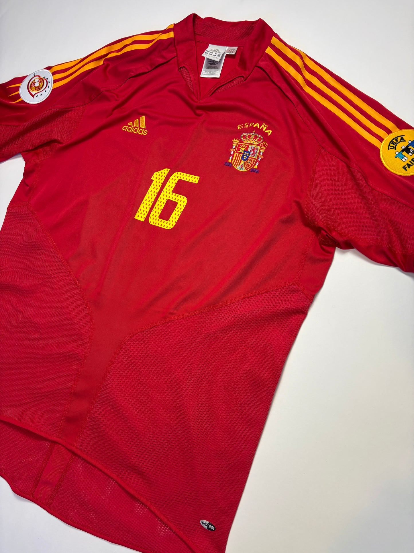 Spain Home Shirt 2004/06 (L) Alonso 16