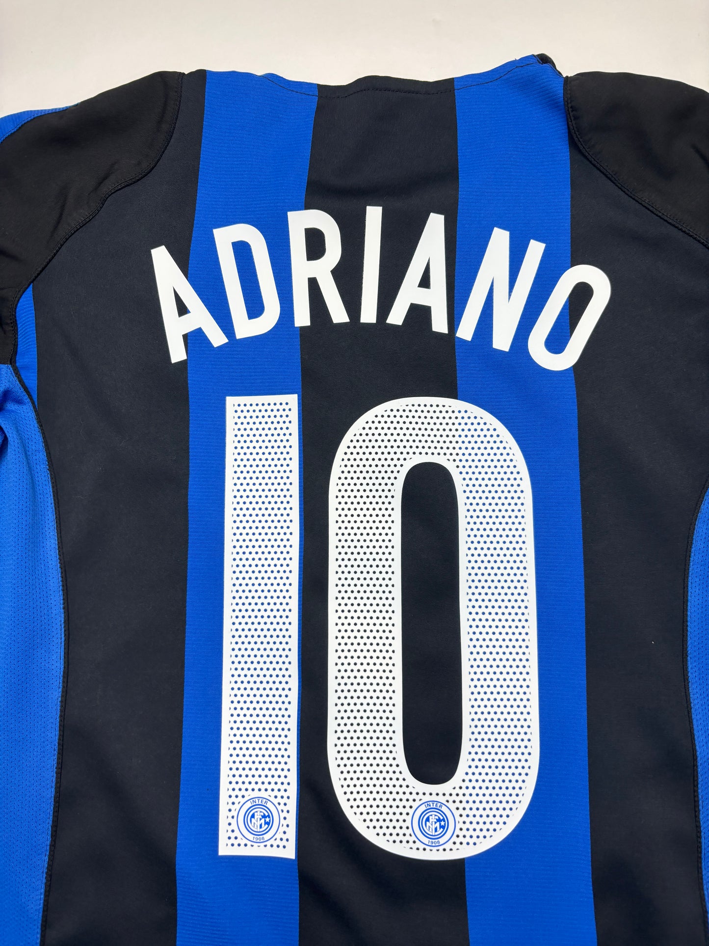 Inter Milan Home Shirt 2004/05 LS (XL) Adriano 10