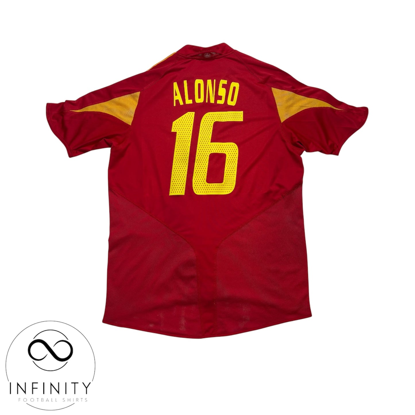 Spain Home Shirt 2004/06 (L) Alonso 16