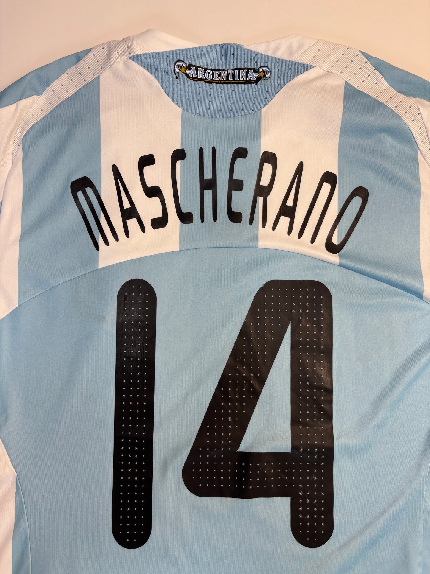Argentina Home Shirt 2008/09 (L) Mascherano 14