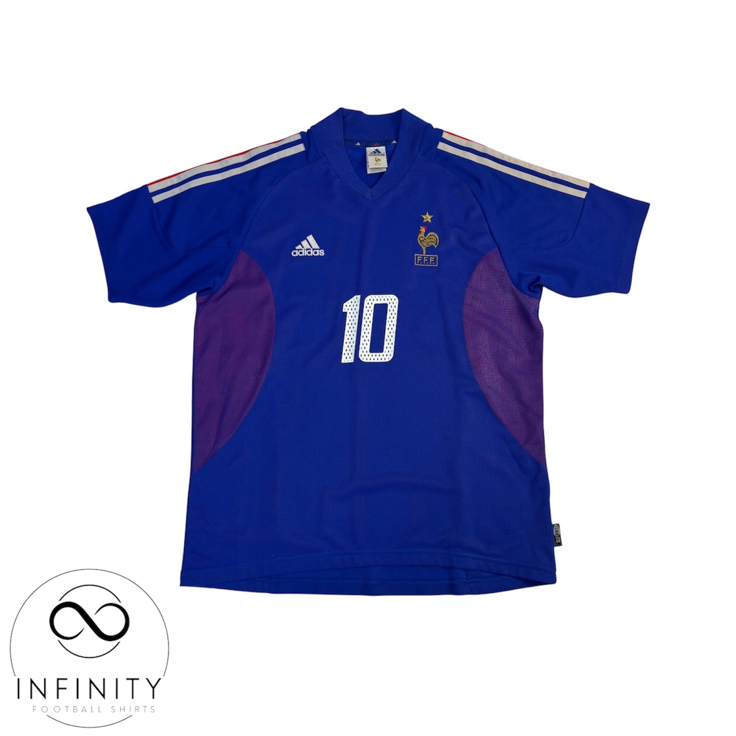 France Home Shirt 2002/04 (M) Zidane 10