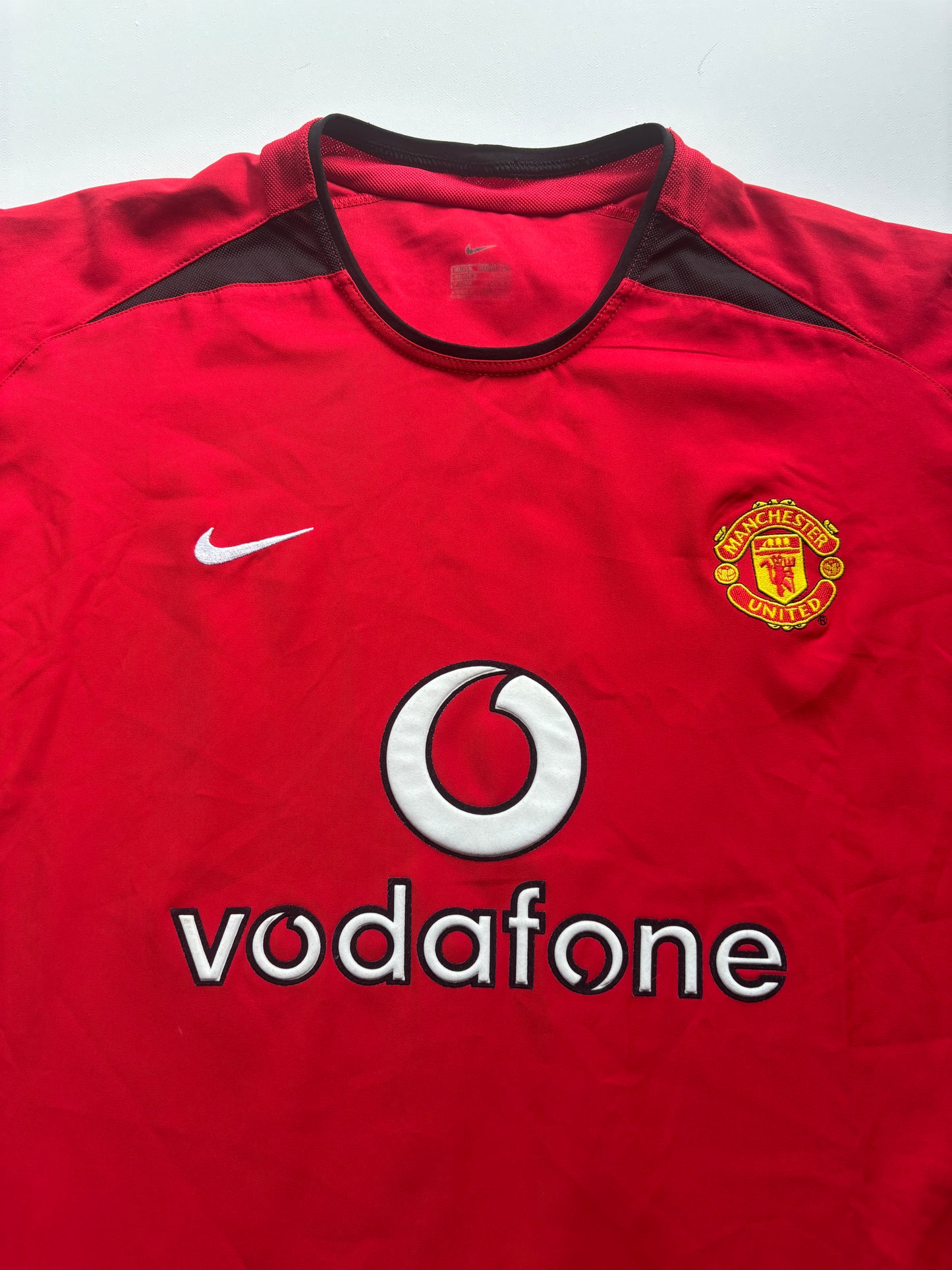 Manchester United Home Shirt 2002/04 (XL) Scholes 18
