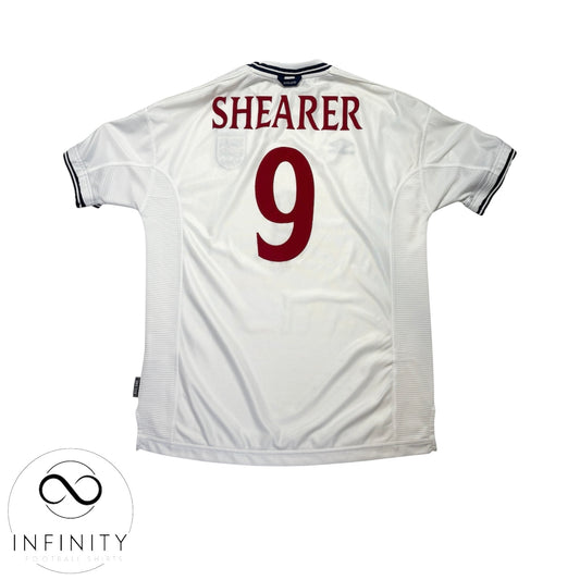 England Home Shirt 1999/01 (XL) Shearer 9