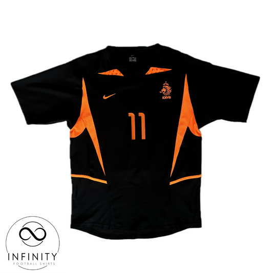 Netherlands Away Shirt 2002/04 (M) Overmars 11