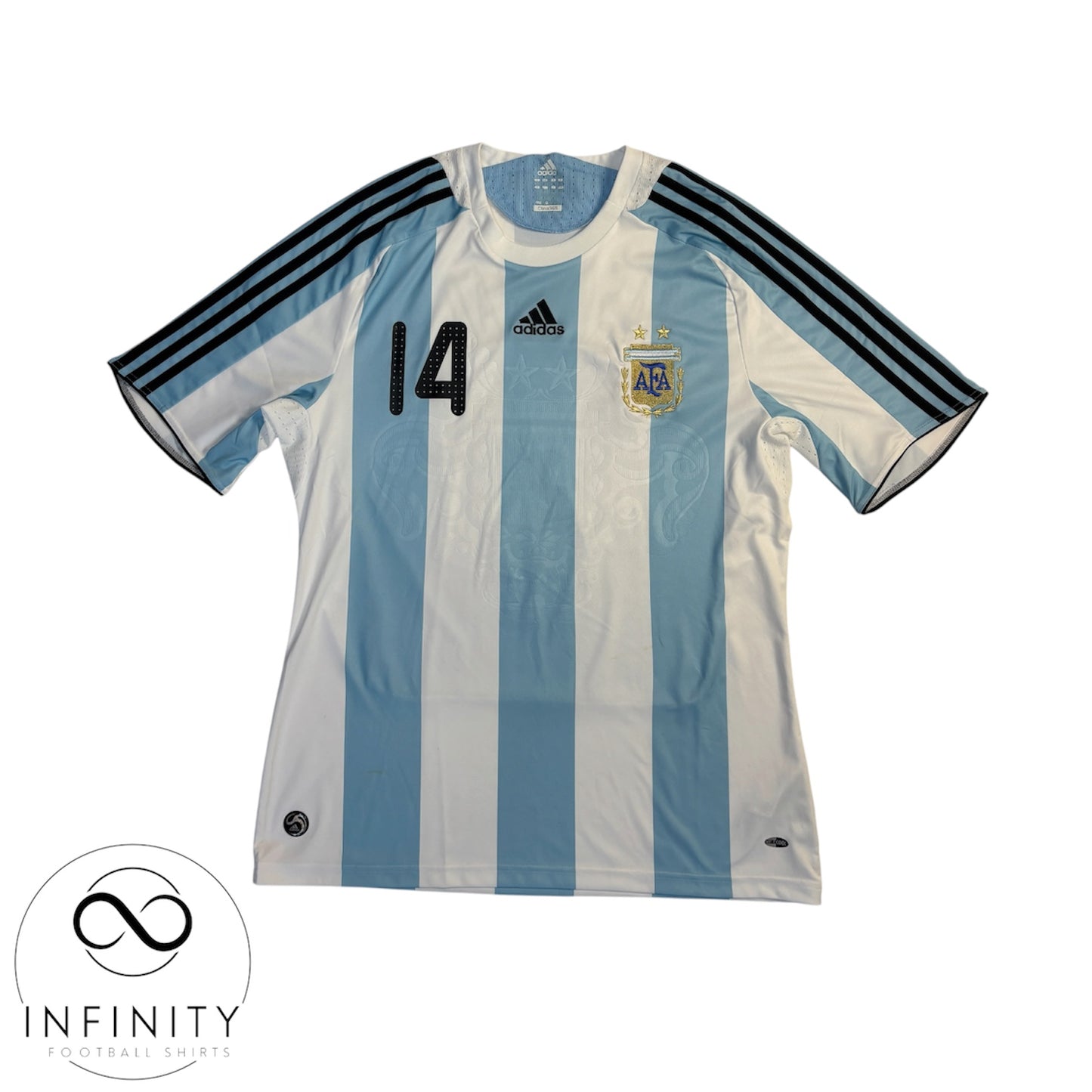 Argentina Home Shirt 2008/09 (L) Mascherano 14