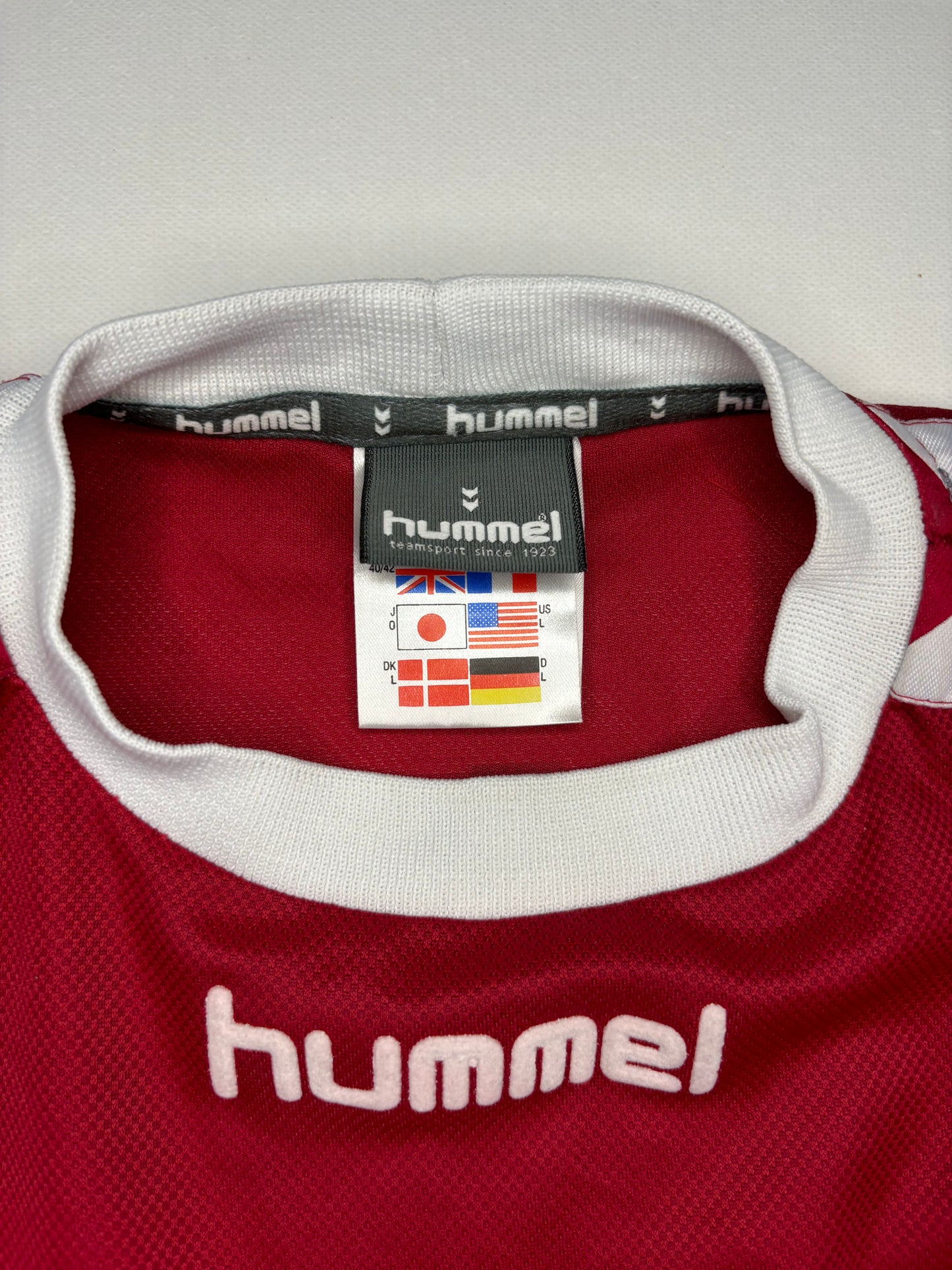 Denmark Home Shirt 2002/03 (L) Tomasson 9