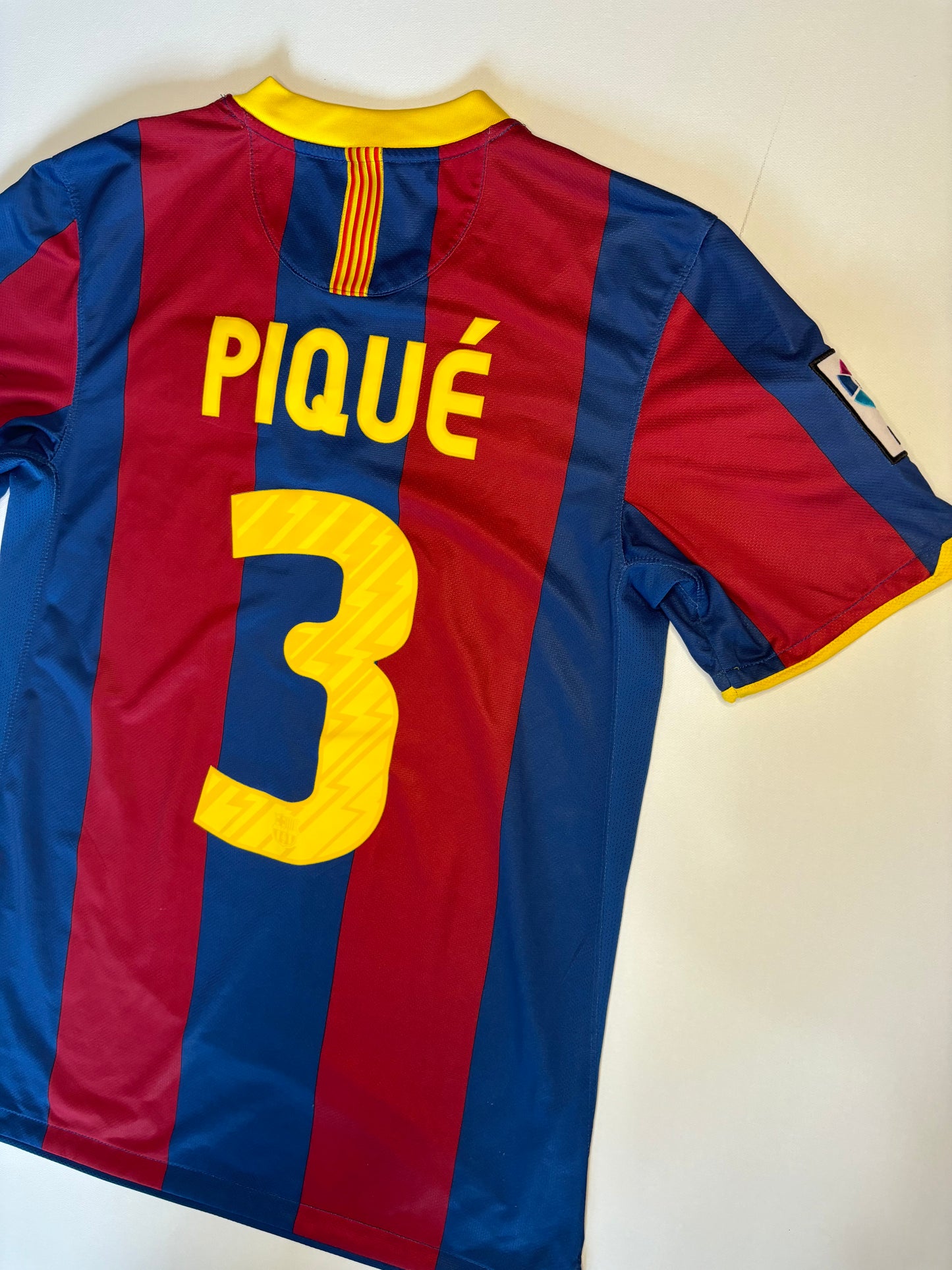 Barcelona Home Shirt 2010/11 (S) Pique 3