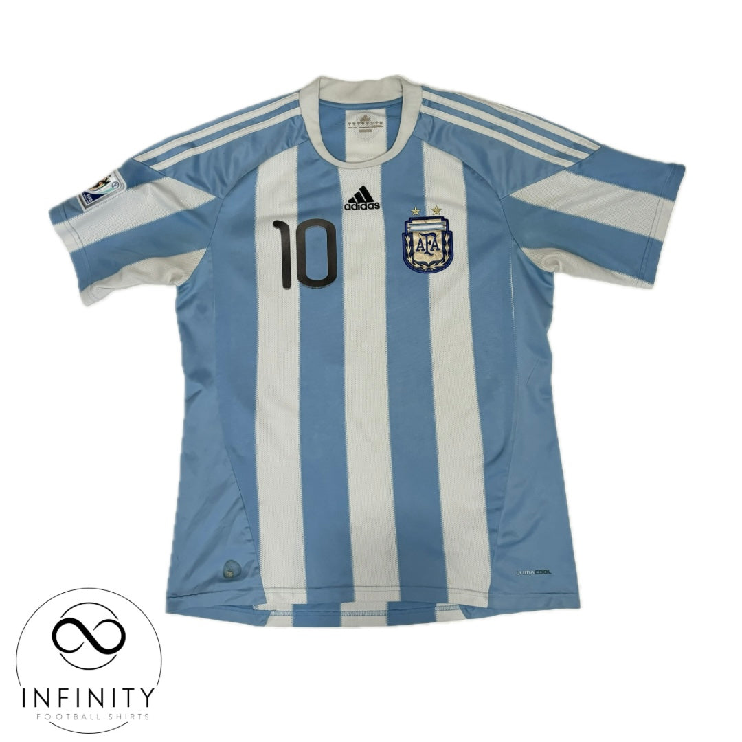 Argentina Home Shirt 2010/11 (L) Messi 10