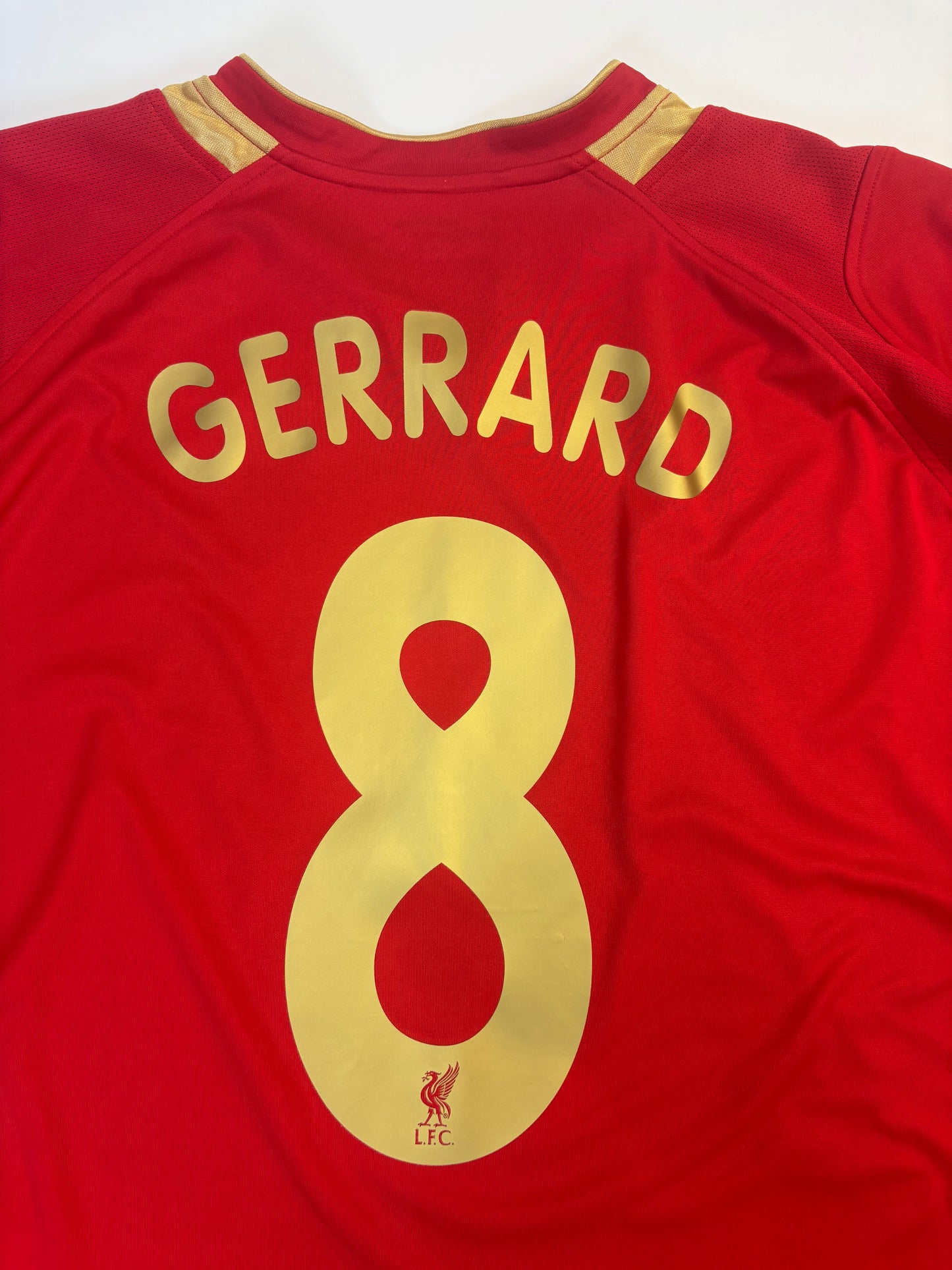 Liverpool Home European Shirt 2005/06 (XL) Gerrard 8