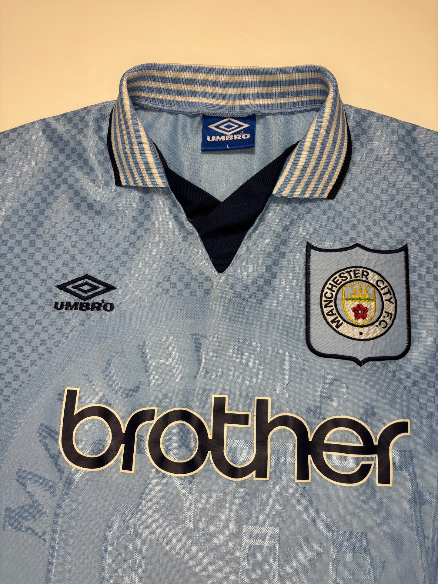 Manchester City Home Shirt 1995/97 (L)