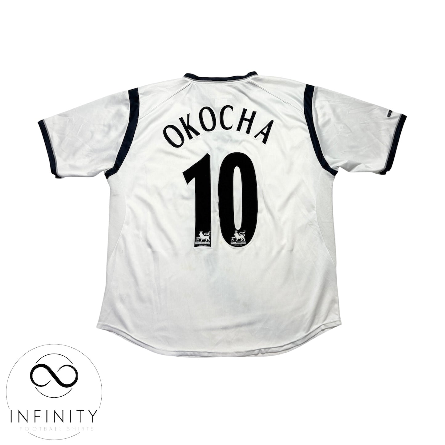 Bolton Wanderers Home Shirt 2001/03 (XL) Okocha 10