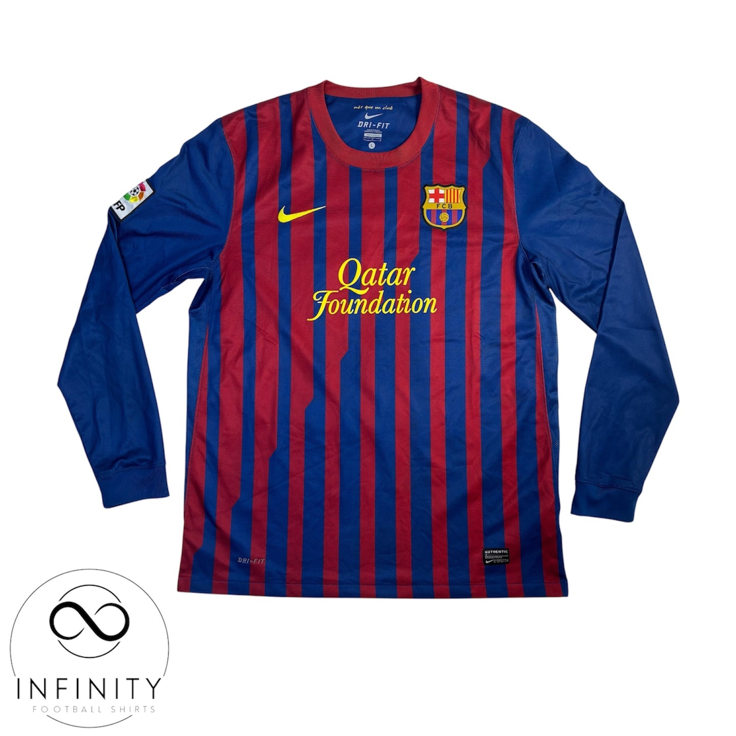 Barcelona Home Shirt 2011/12 LS (L) Messi 10