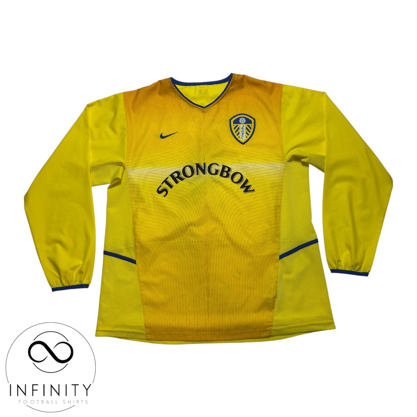 Leeds Away Shirt LS 2002/03 (L) Viduka 9