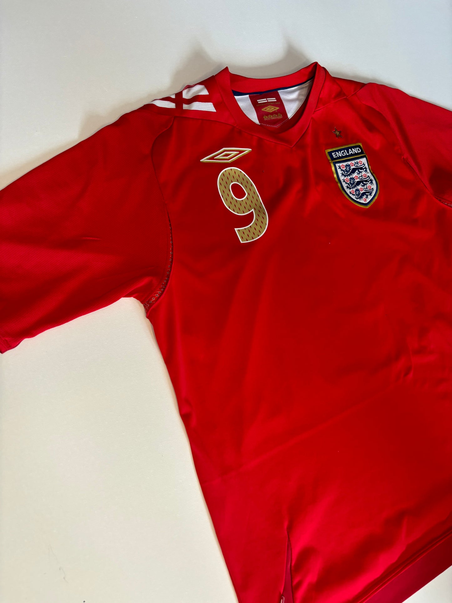 England Away Shirt 2006/08 (L) Rooney 9