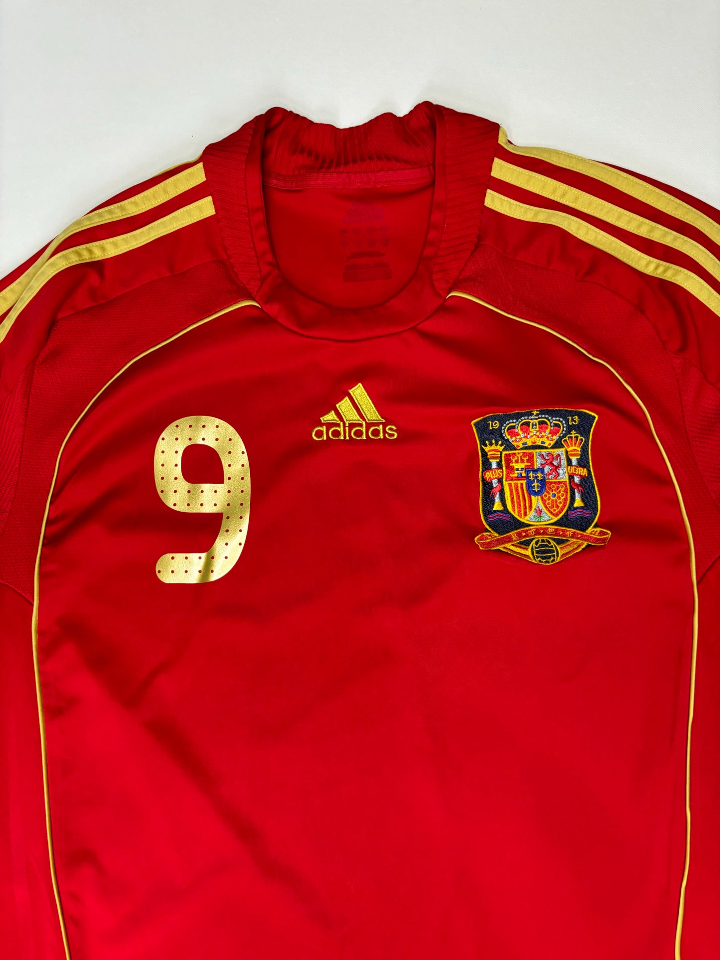 Spain Home Shirt 2008/09 (L) Torres 9